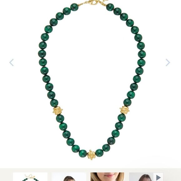 Susan Shaw Jewelry - SUSAN SHAW Bailey necklace Elegant Green Beaded Necklace